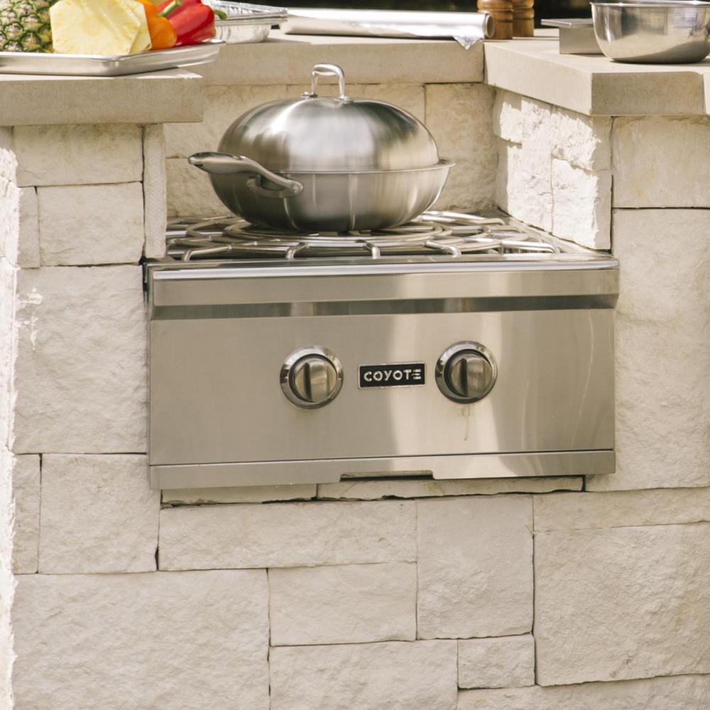 Coyote Built-In Gas Power Burner C1PBNG