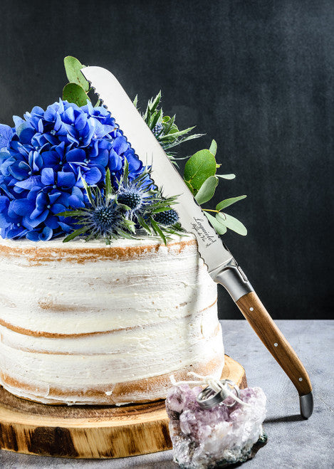 Laguiole Style de Vie Luxury 8" Bread Knife Olive Wood