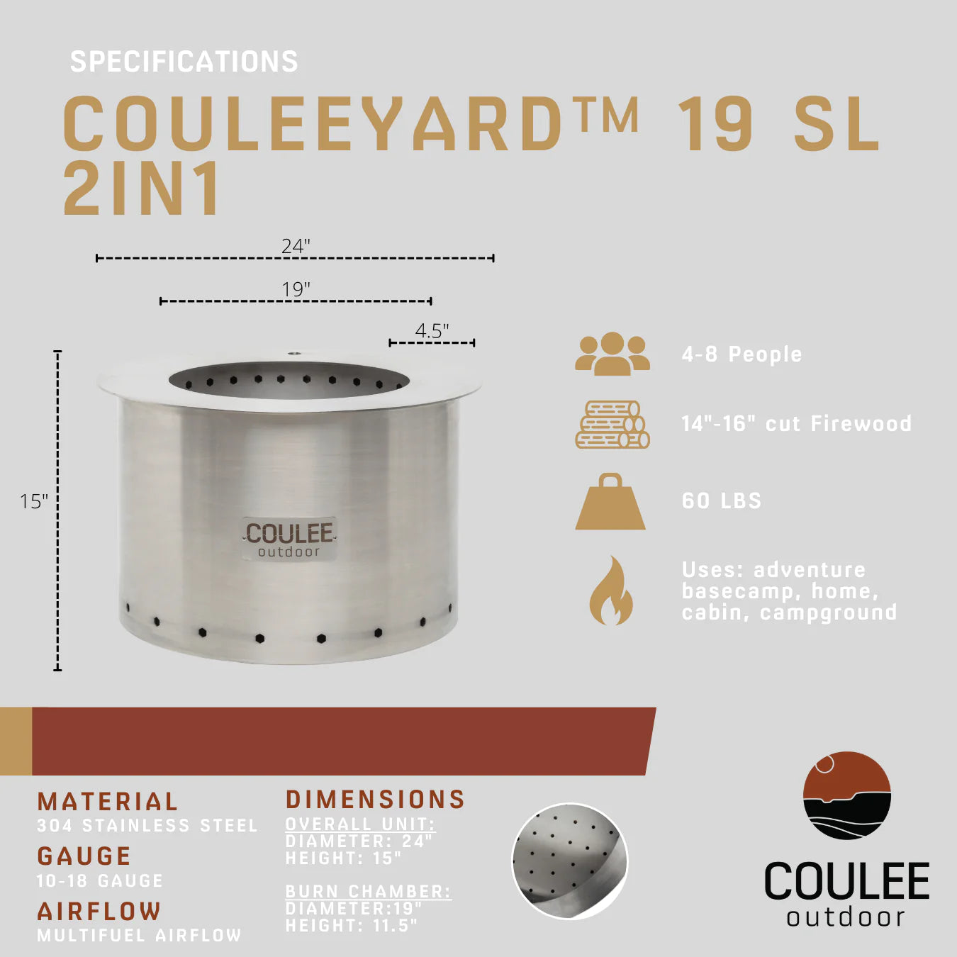 CouleeYard™ Sear Lip Edition