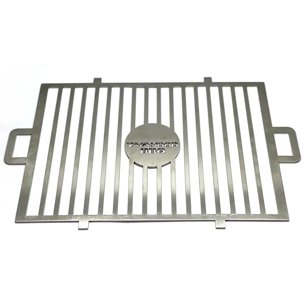 Tagwood BBQ Table Top Warming Brazier | Stainless steel and Acacia wood | BBQ07SS--