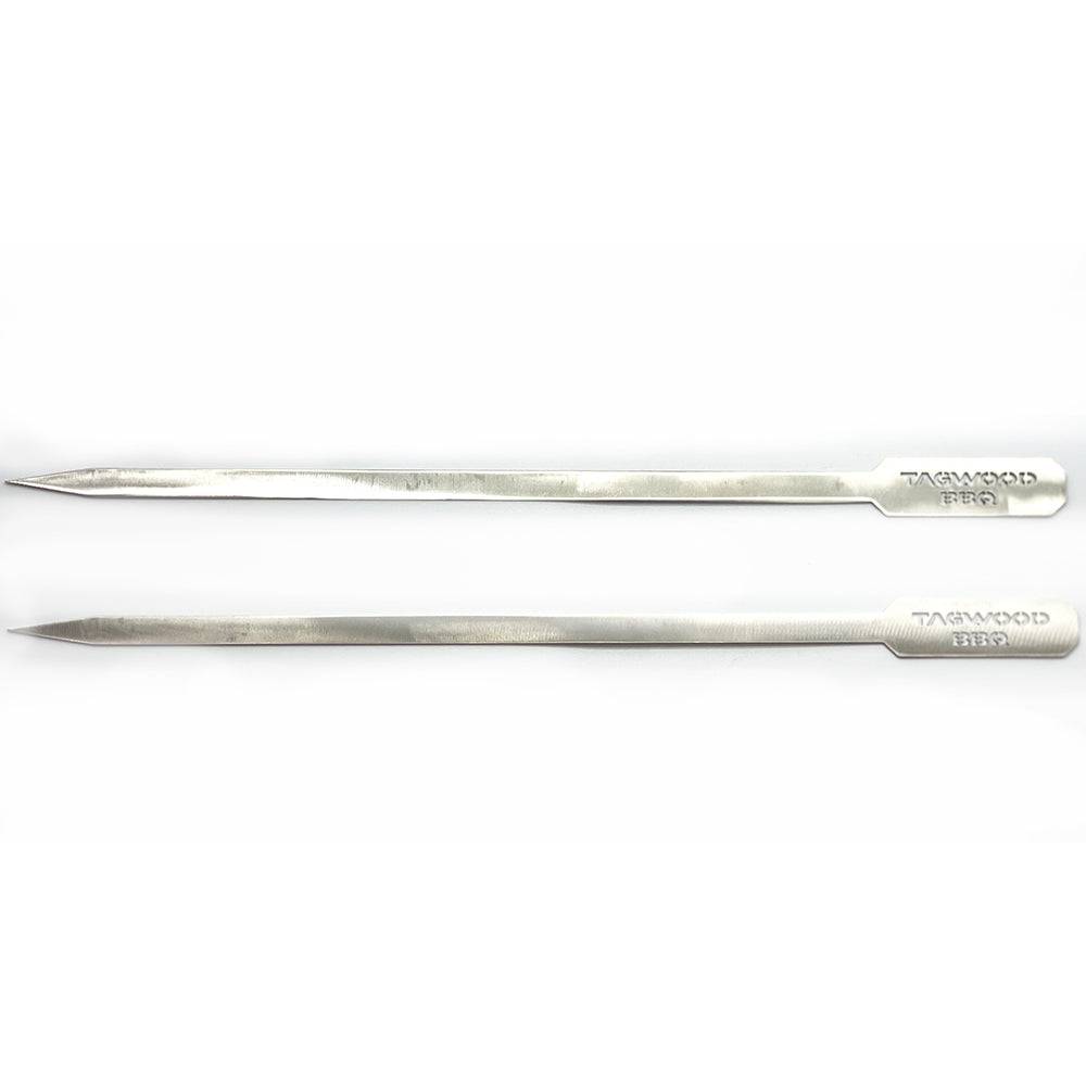 Tagwood BBQ Table Top Warming Brazier | Stainless steel and Acacia wood | BBQ07SS--