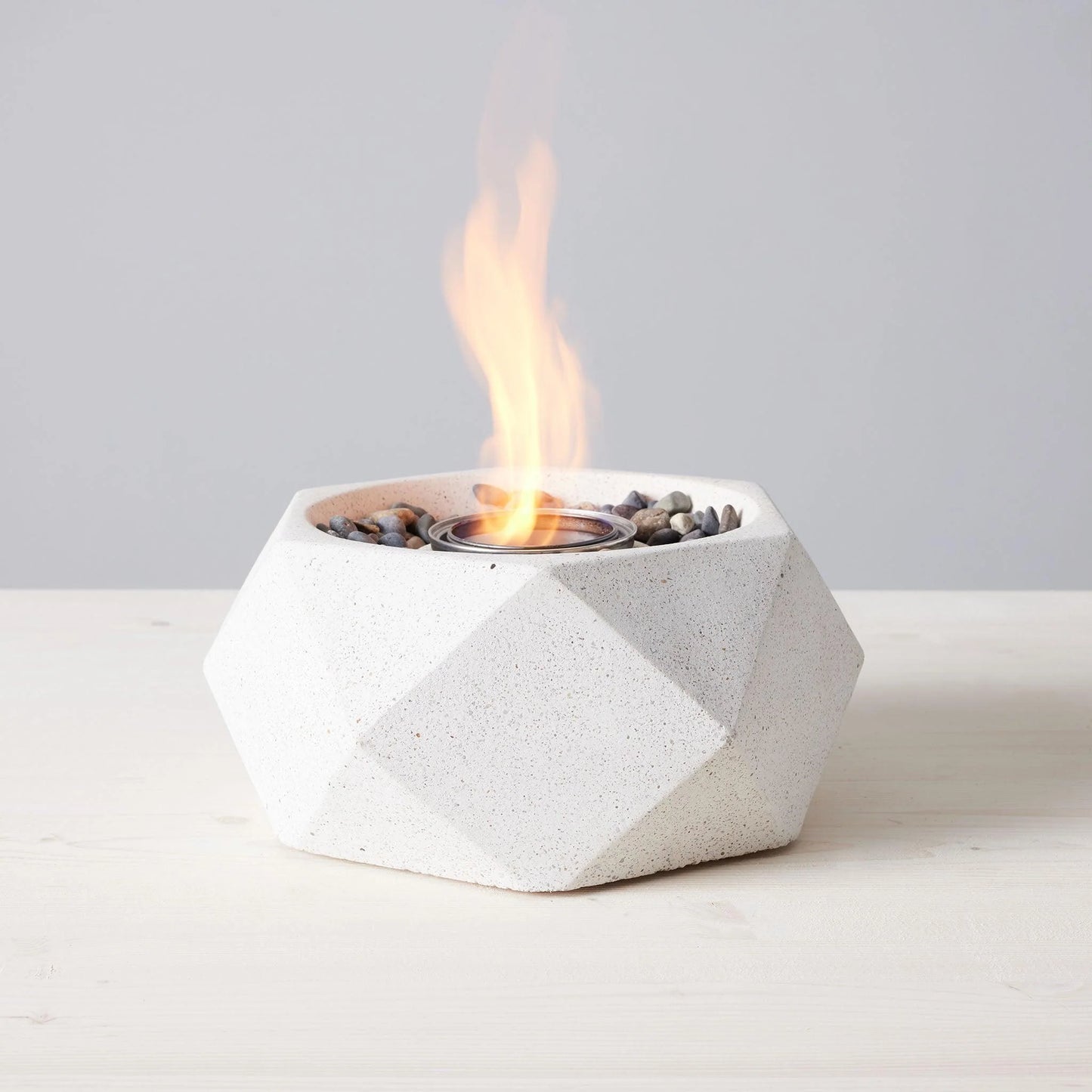 Geo Table Top Fire Bowl