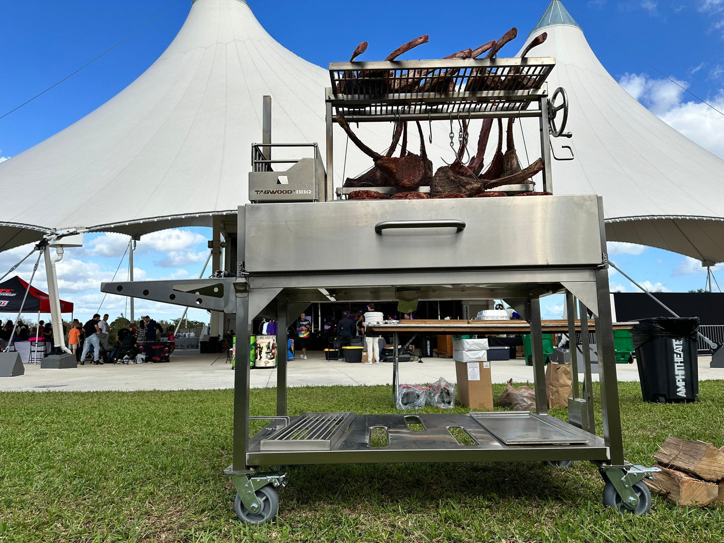 Tagwood BBQ Round Warming Roof Grill for BBQ23SS/BBQ25SS | BBQ99SS--