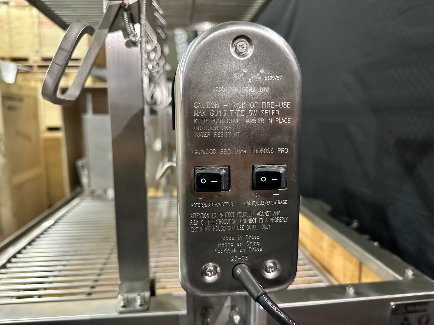 Tagwood BBQ Stainless Steel Rotisserie Kit | BBQ50SS PRO--