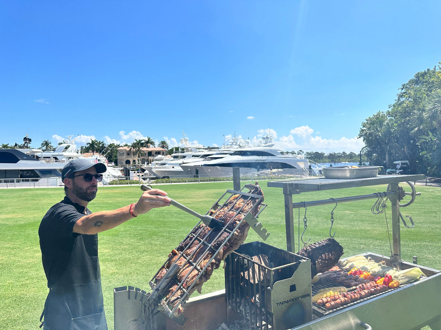 Tagwood BBQ Argentine Santa Maria Wood Fire & Charcoal Gaucho Grill | BBQ06SS --