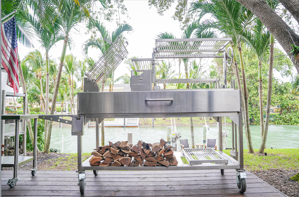 Tagwood BBQ Argentine Santa Maria Wood Fire & Charcoal Gaucho Grill | BBQ26SS --
