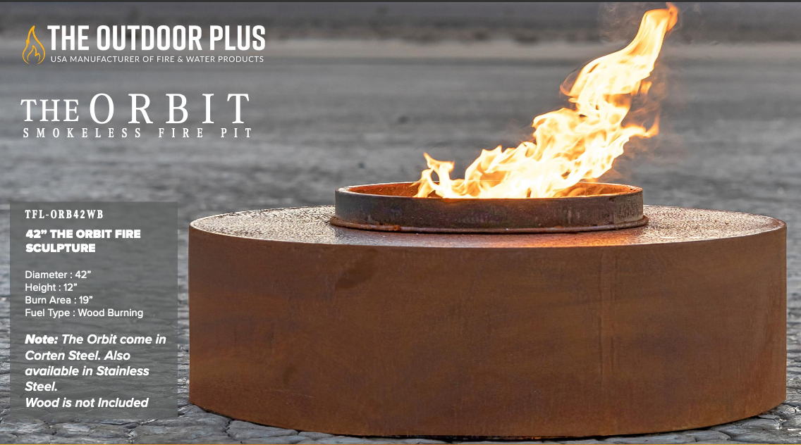 The Orbit Smokeless Fire Pit