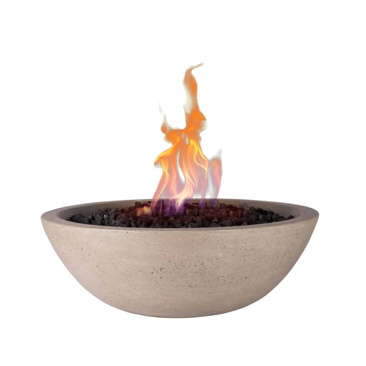 The Outdoor Plus 33" Round Concrete Sedona Fire Bowl
