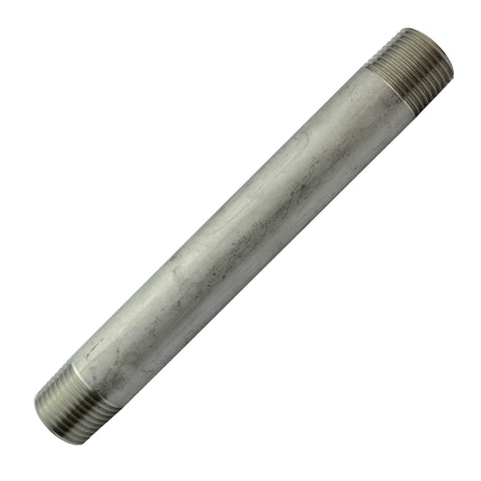 1/2" 6" Long Nipple - Stainless Steel Fittings