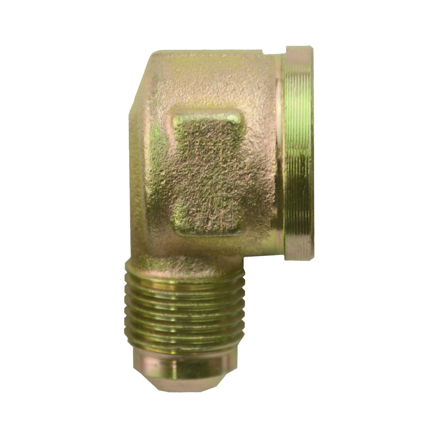 90° 3/8" Male x 1/2 Female - Brass Fitting