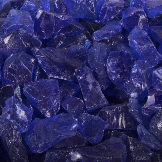 Blue Glass ¼"- ½"
