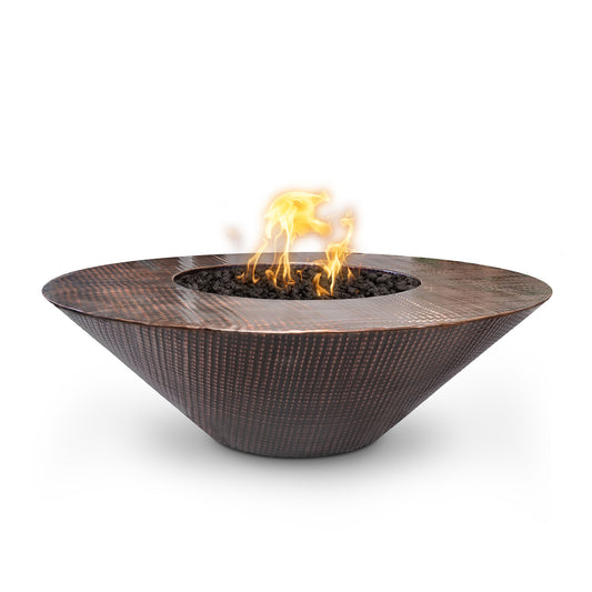 48" Cazo Copper Fire Pit - Wide Ledge