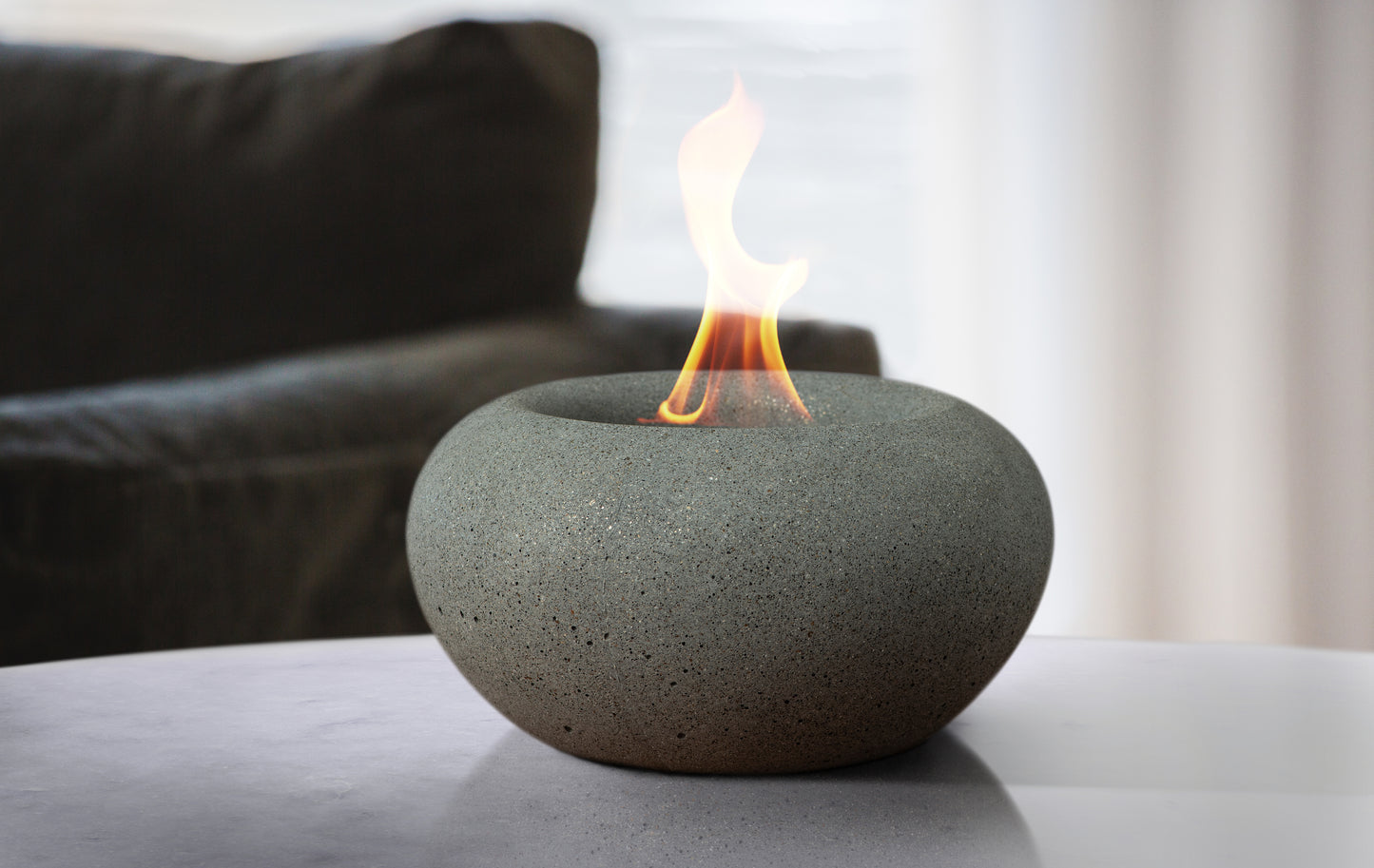 Stone Table Top Fire Bowl