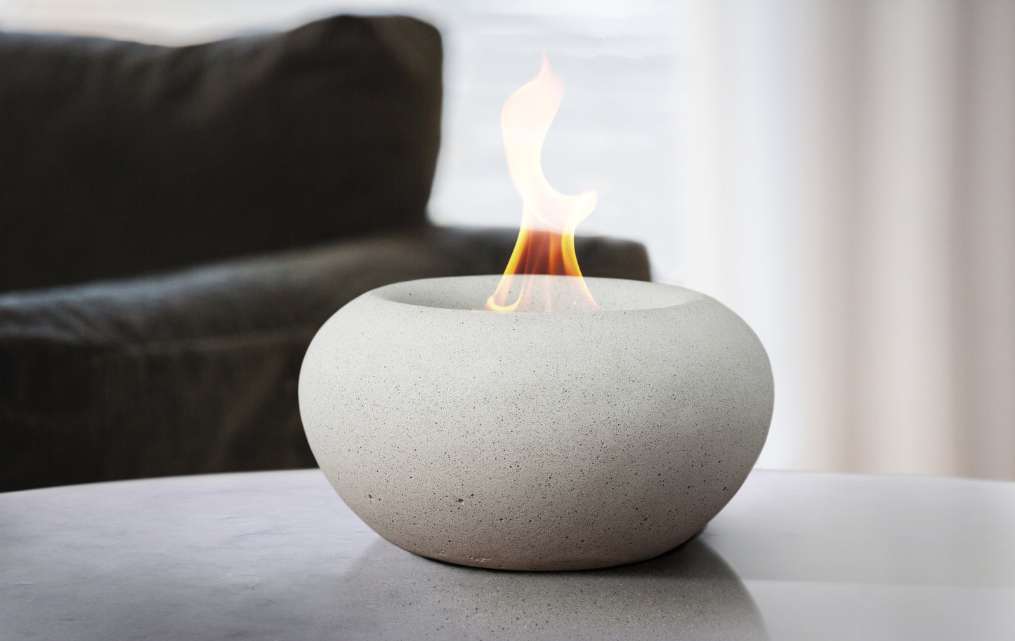 Stone Table Top Fire Bowl