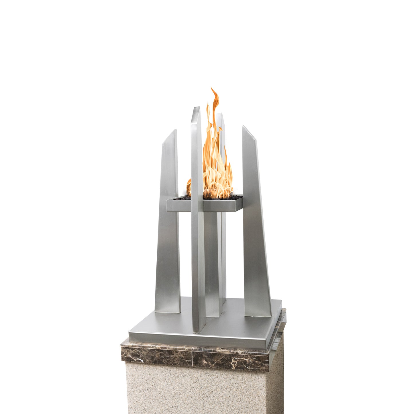 Pointe Stainless Steel Column Ornament - Column Mount