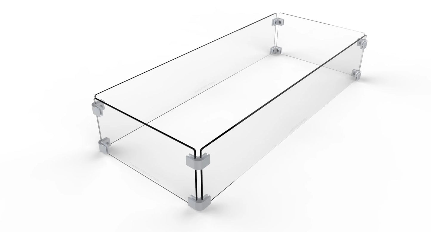 Glass Wind Guard For Millenia - 45"x15"