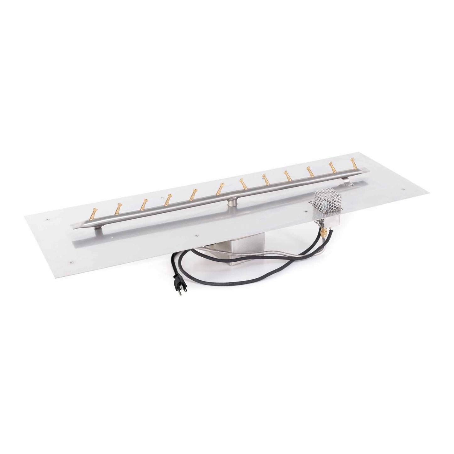 Rectangular Flat Pan & SS Linear Bullet Burner
