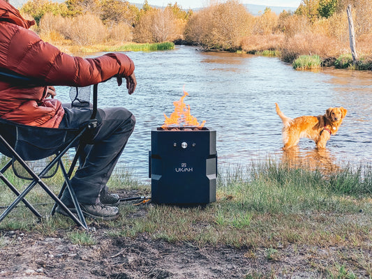 Tailgater Portable Fire Pit - Music and Fire