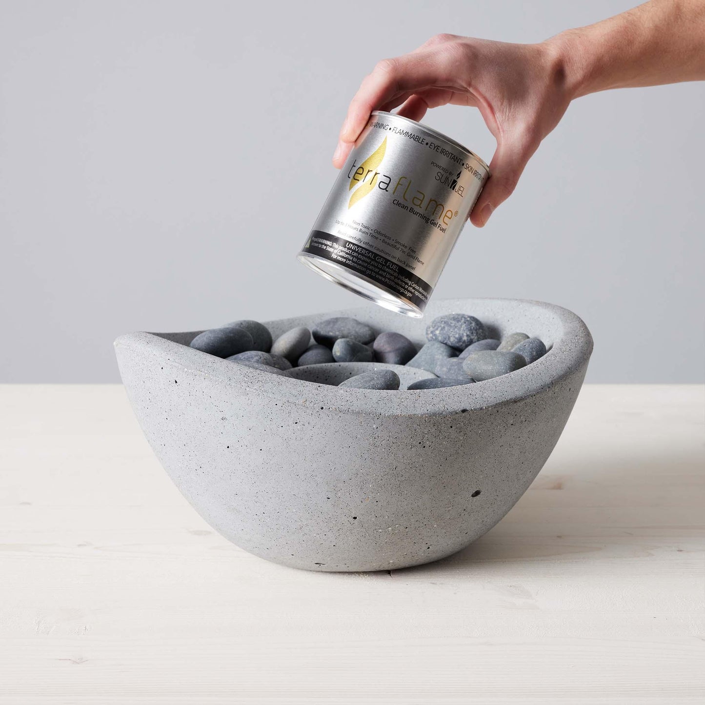 Wave Table Top Fire Bowl