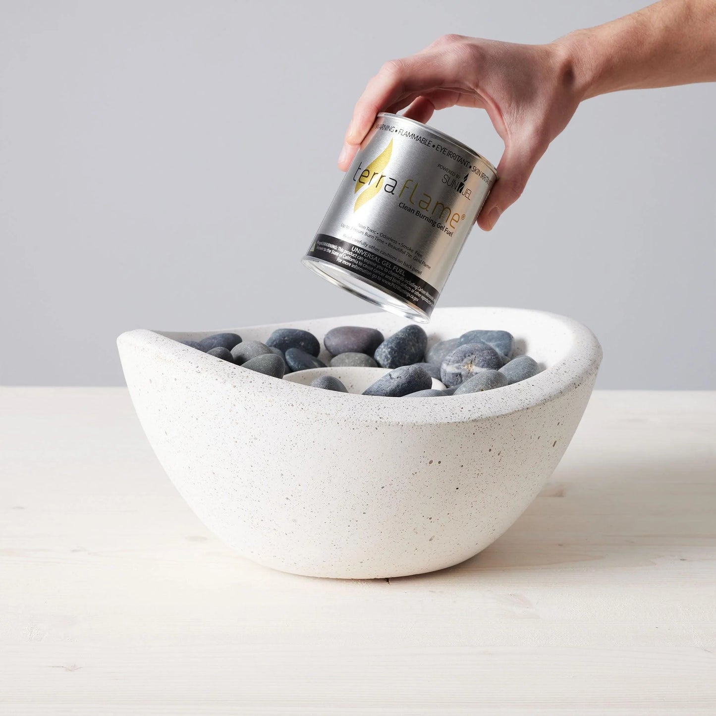 Wave Table Top Fire Bowl