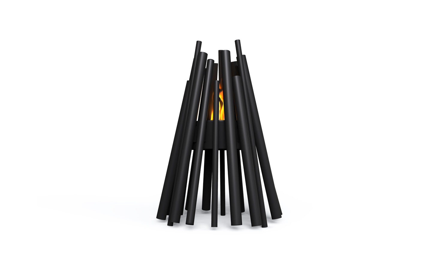 EcoSmart Fire Stix 8 Portable Black Fire Pit