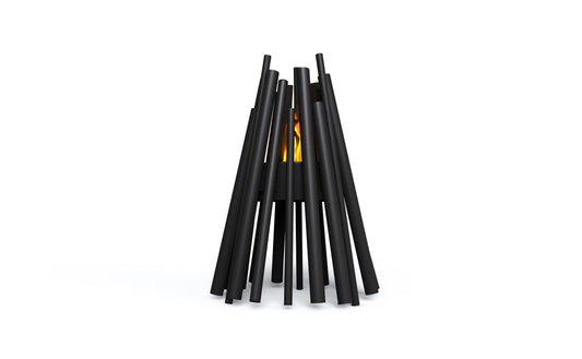 EcoSmart Fire Stix 8 Portable Black Fire Pit