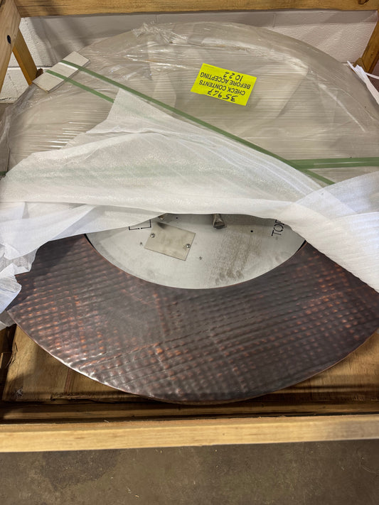 Hammered Copper Florence Ultra Luxury Fire Table