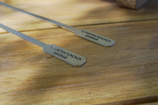 Tagwood BBQ Set of 2 Stainless steel skewers | BBQ89--