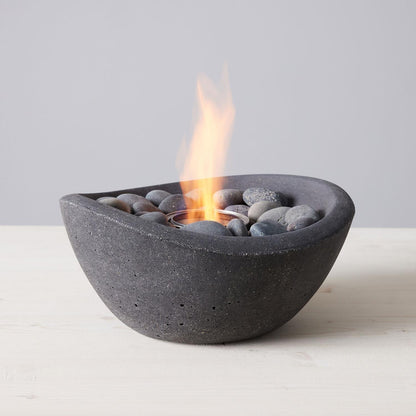 Wave Table Top Fire Bowl