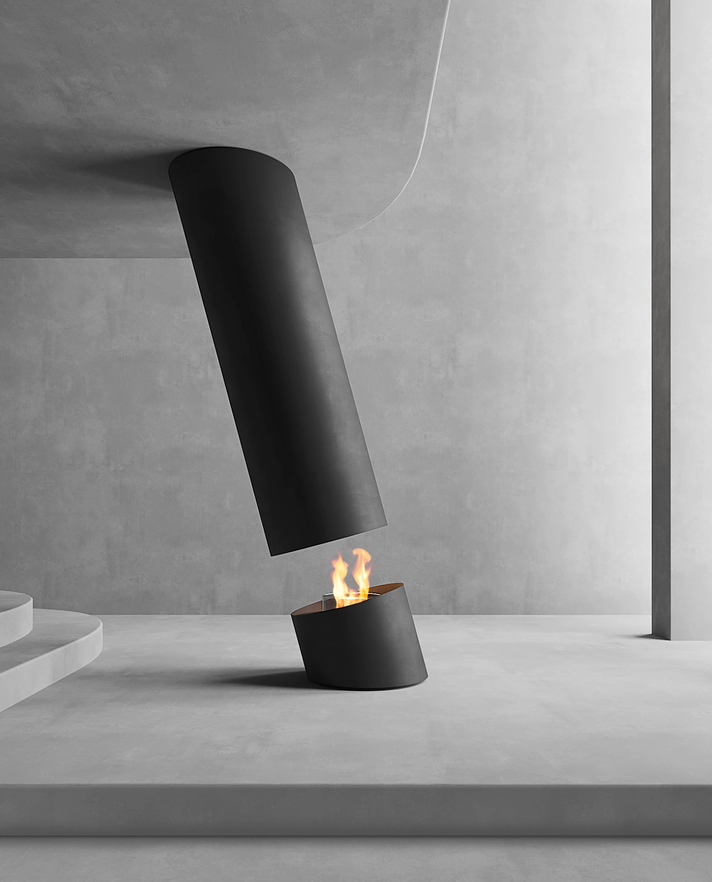 Contour 13 Suspended Fireplace