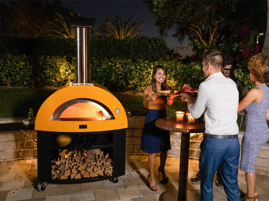 Moderno 5 Pizze Hybrid (Gas + Wood) Fired Pizza Oven