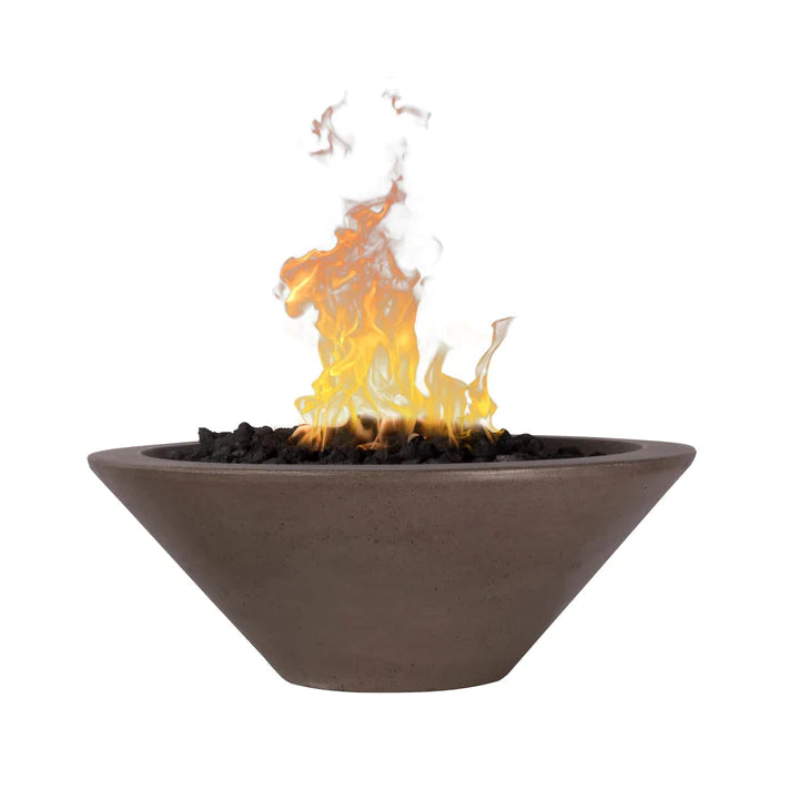 The Outdoor Plus 31" Round Concrete Cazo Fire Bowl