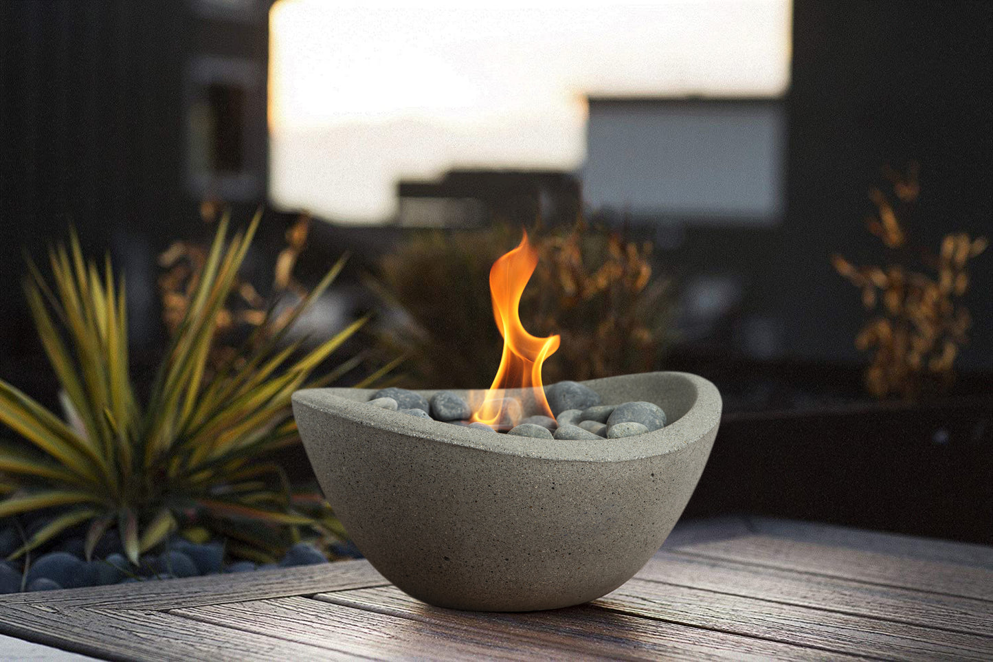 Wave Table Top Fire Bowl