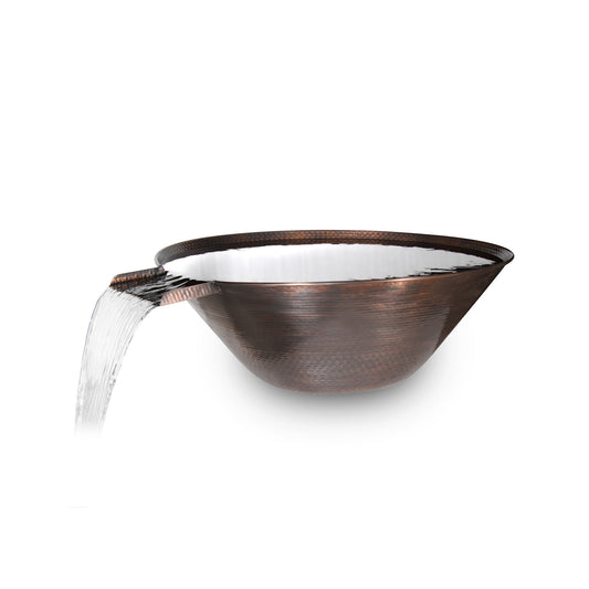 Remi Hammered Patina Copper- Water Bowl - 31"