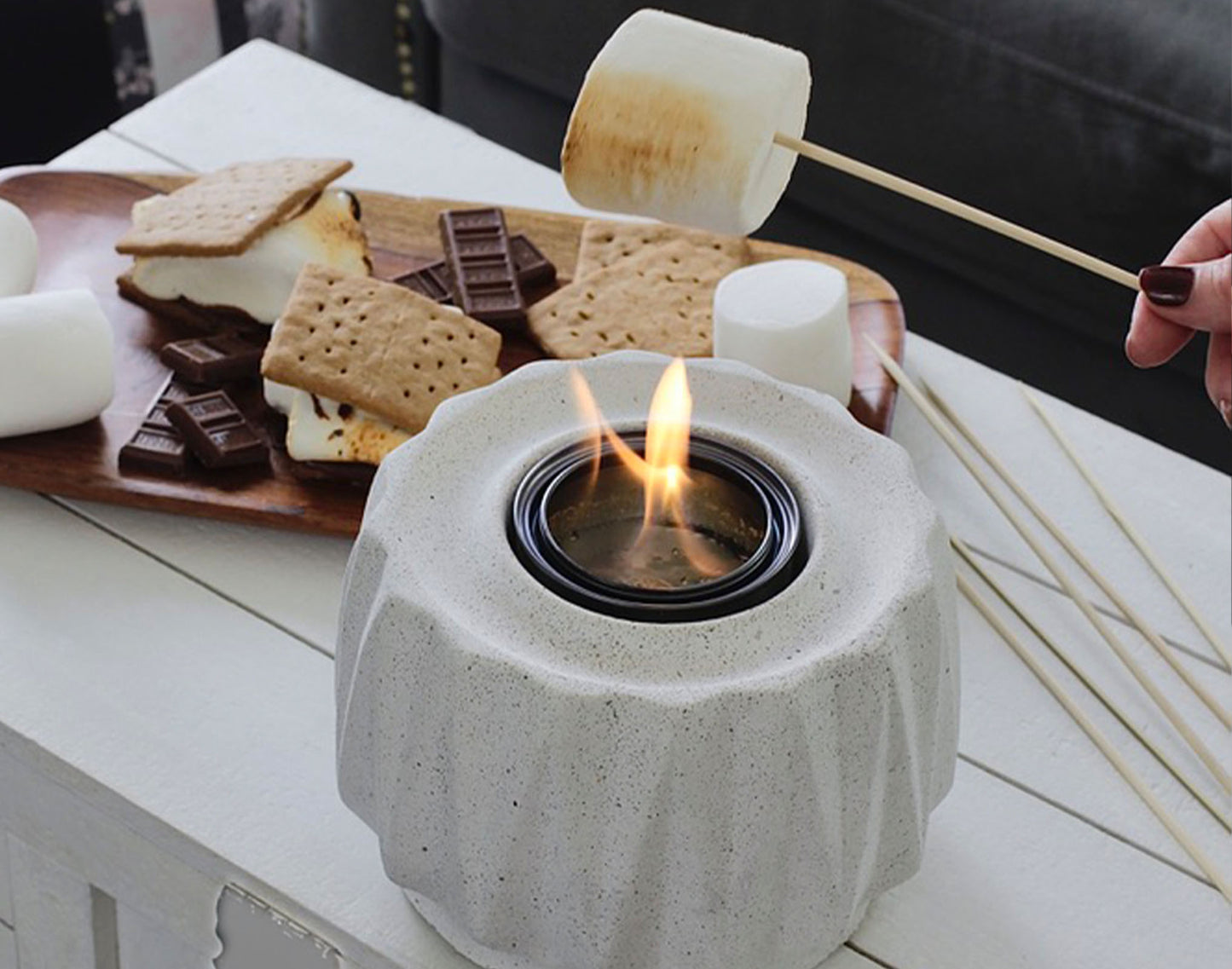 Flute S'Mores Roaster Fire Bowl