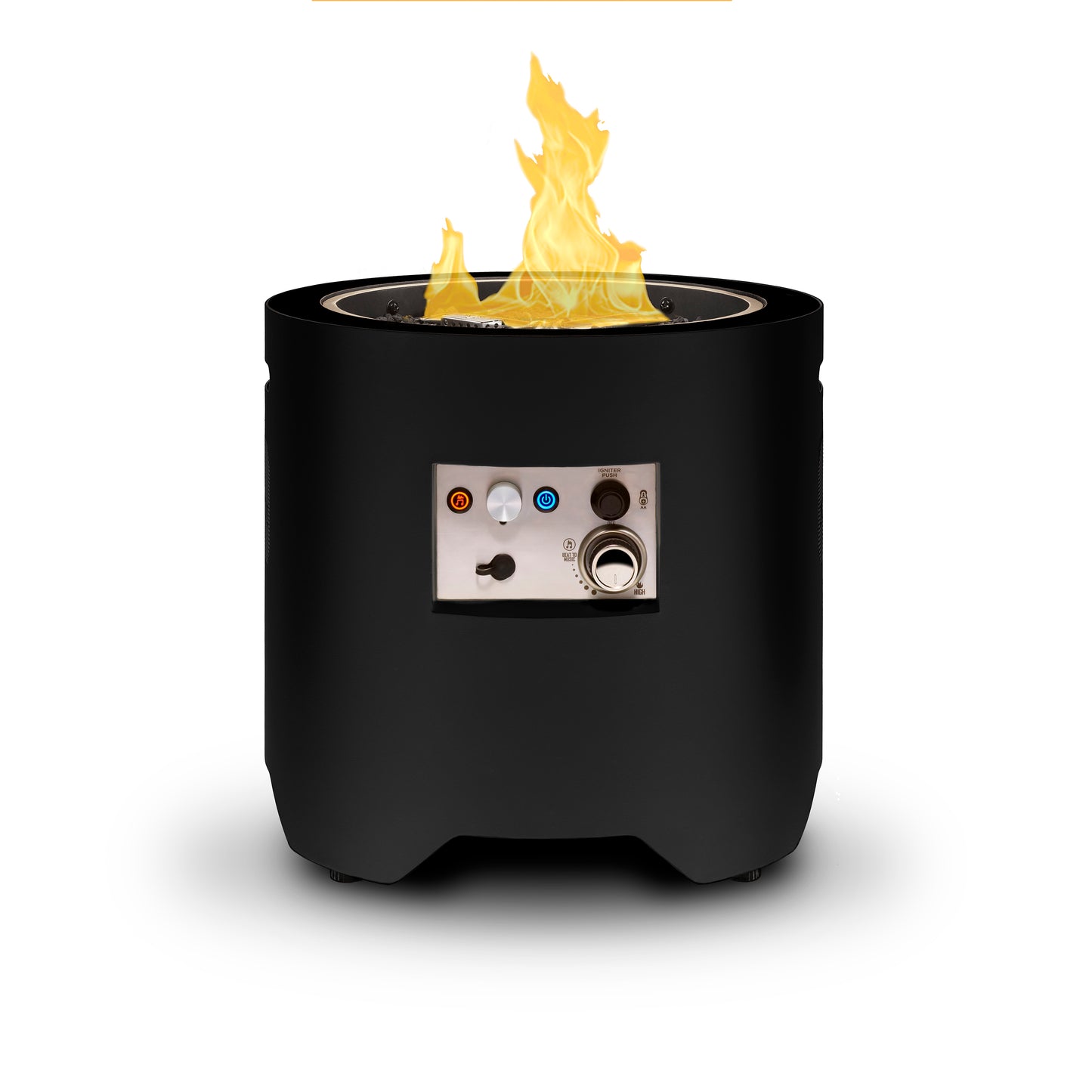 Voyager Portable Fire Pit - Beat To Music Fire Technology