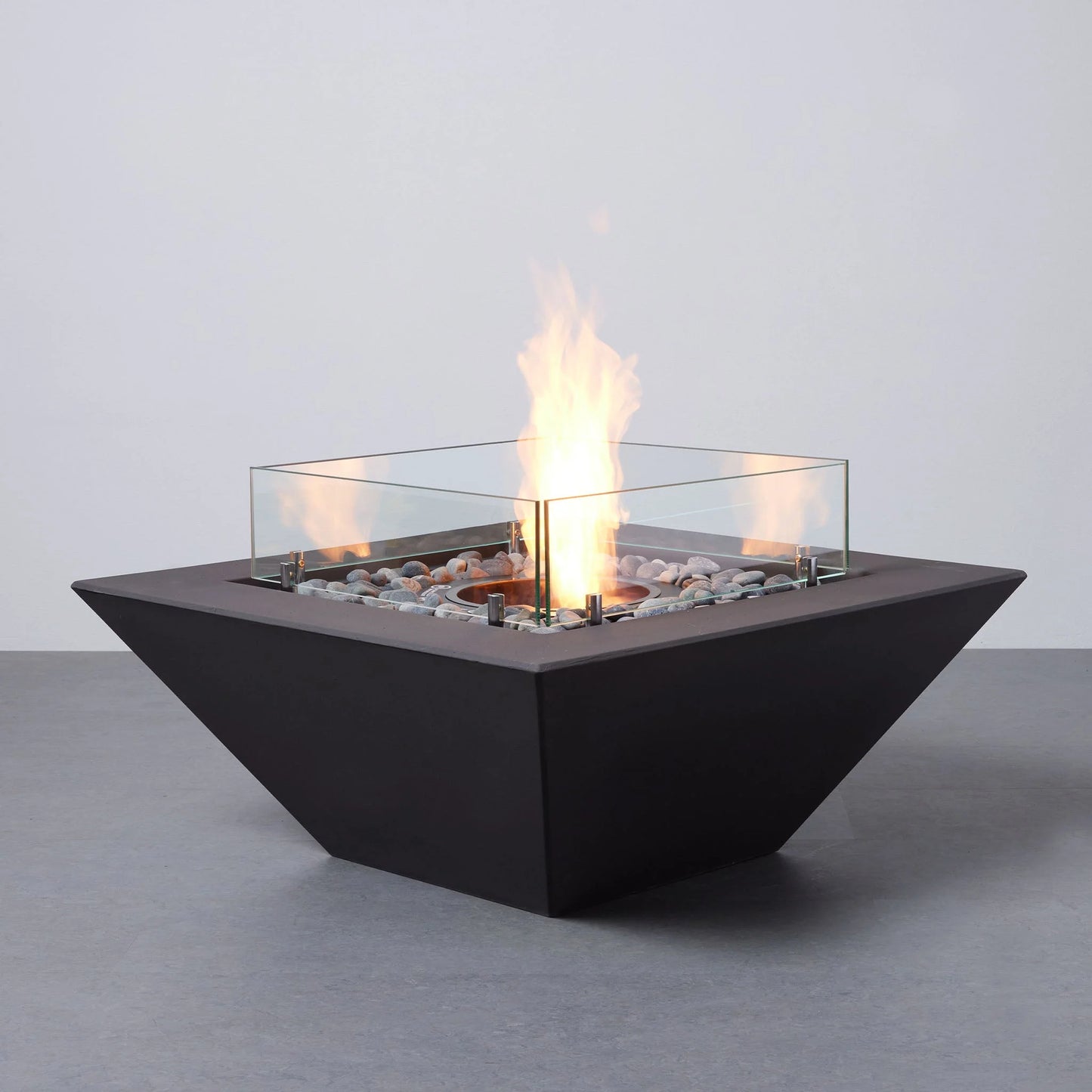 Wedge Square Bioethanol Fire Pit