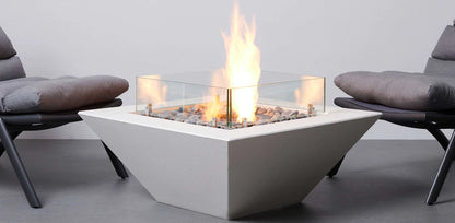 Wedge Square Bioethanol Fire Pit